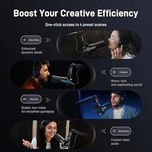 Thumbnail 6 de MAONO PD300X Micrófono para Podcast y Estudio 🎙