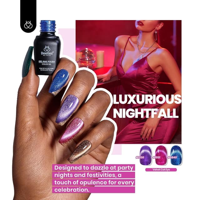 Thumbnail 4 de Beetles Cat Eye Gel Nail Polish Set 36 Colors ๐