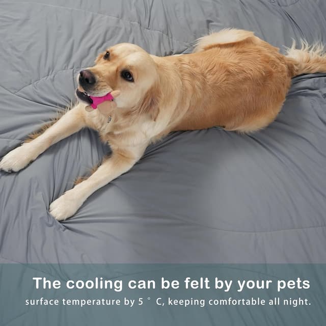 Thumbnail 6 de AccuratEX Couverture rafraîchissante Arc-Chill 140x200 cm, tissu Ammoniak gris