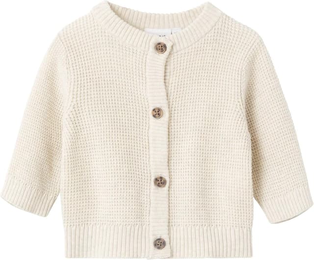 Detalle de Maglione cardigan caldo Name IT Nbnbubba LS Knit Cardigan NOOS unisex per bimbi 0-24 mesi
