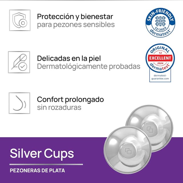 Thumbnail 1 de COVERbasics Pezoneras en Plata SilverCups