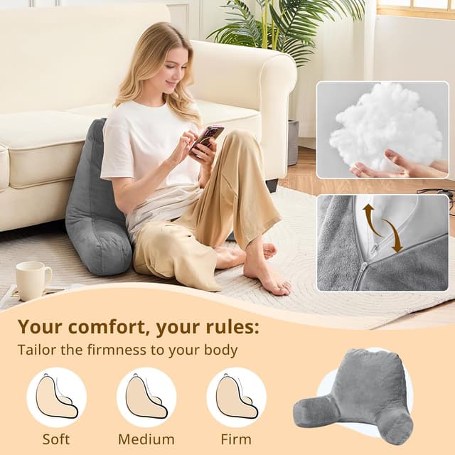 Detalle de Sasttie Reading Pillow Velvet Back 4.5 lbs