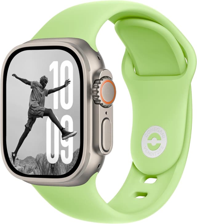 Detalle 2 de DONEGANI Sport Silicone Apple Watch Strap (Ultra 2 49mm & Series 10/9/8/7/6/5/4/3/2/1 sizes)