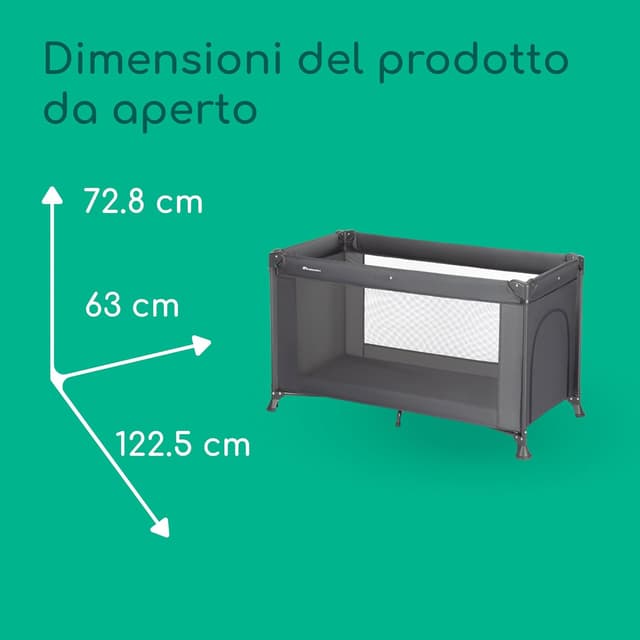 Thumbnail 6 de Bebeconfort Sweet Dreams Lettino da Campeggio 120x60 cm