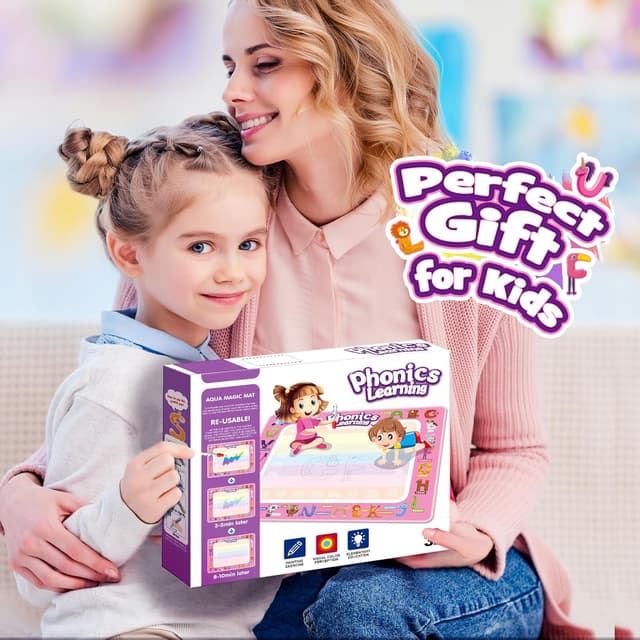 Thumbnail 6 de Grriopi Water Drawing Mat Gifts for 2-6 Year Old Girls