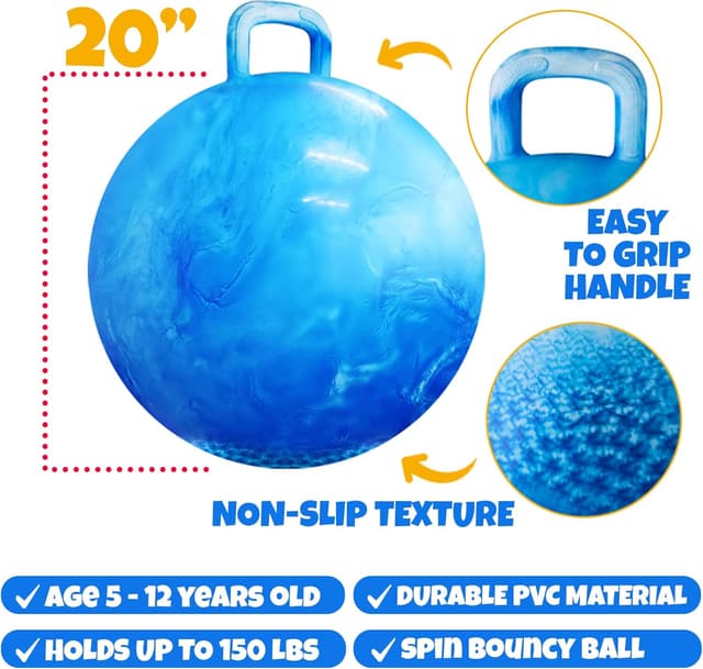 Detalle 2 de Bedwina Hopper Ball 20 inch for kids