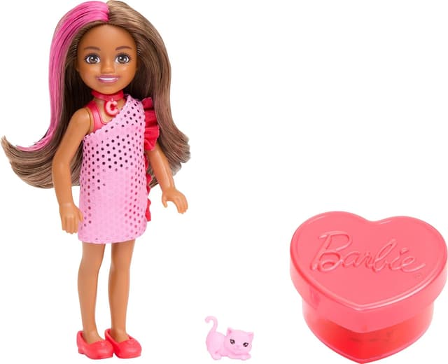 Thumbnail 2 de Barbie Party Unboxed Chelsea-Puppen Glam