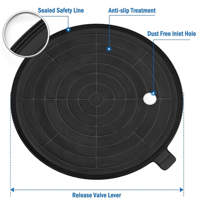 Detalle 2 de Glass suction lifters 8 inch, 220kg load
