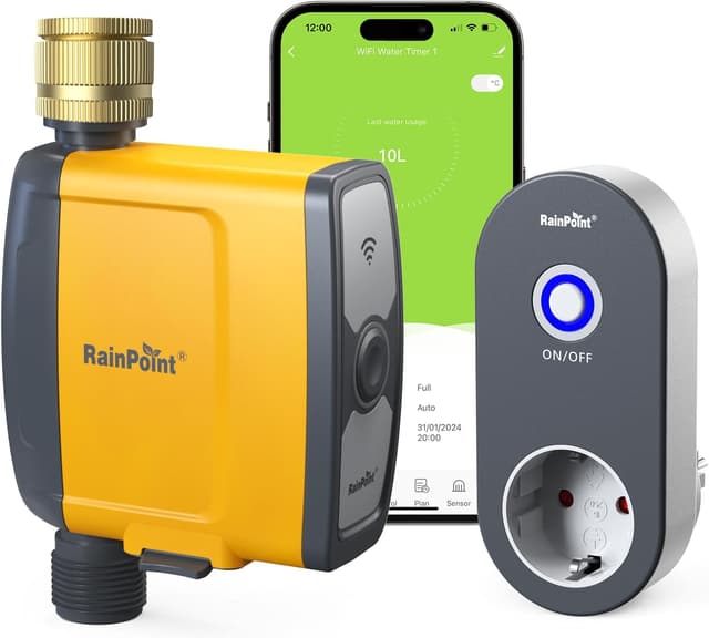 Imagen de RAINPOINT Centralina Irrigazione WiFi 2.4 GHz per giardino 🌱 en OfertitasTOP