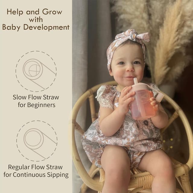 Detalle 2 de Moonkie Trinklernbecher 5 oz für Babys