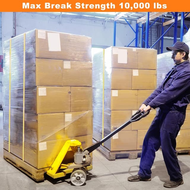 Thumbnail 6 de YOUNTHYE 2 Set Ratchet Straps (5CM x 6M) with Flat Hooks, 10000 LBS Break Strength