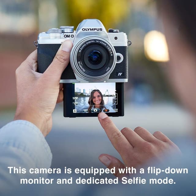 Detalle 2 de OM SYSTEM Olympus E-M10 Mark IV 20MP camera