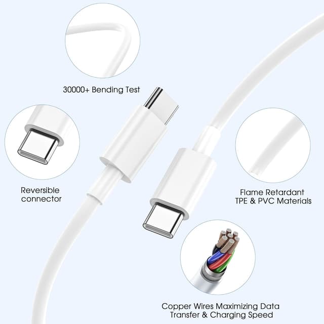 Thumbnail 4 de iPhone 17 20W Fast USB‑C Charger with 6ft Cable