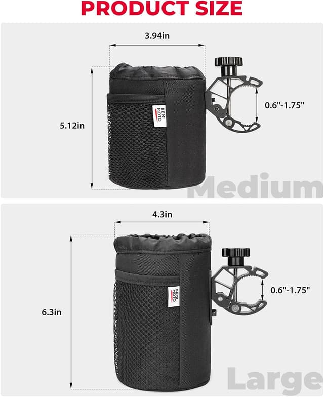 Imagen de KEMIMOTO Motorcycle Cup Holder 1.5" en OfertitasTOP