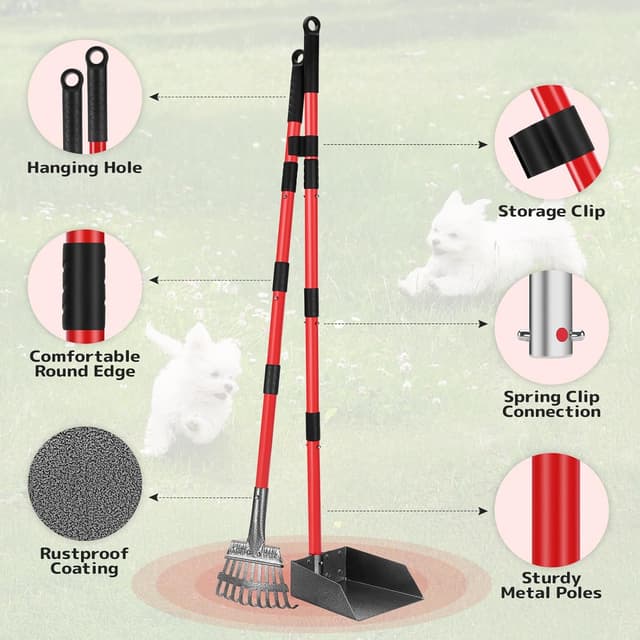 Detalle de Ormalla dog poop scooper up to 38in tray