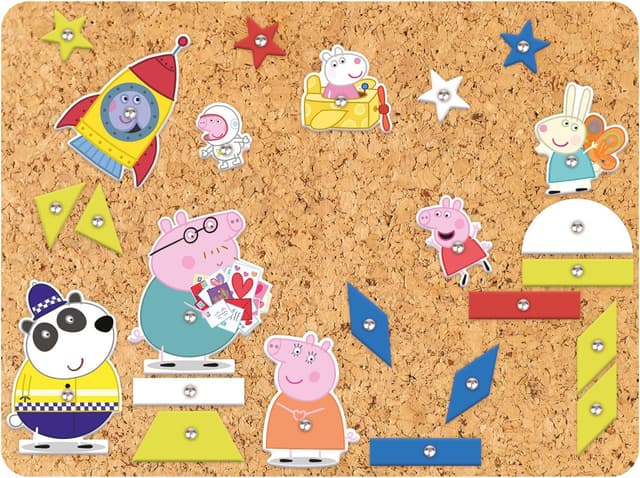 Thumbnail 2 de LENA Juego del Martillo Peppa Pig Set Creativo 44 fichas