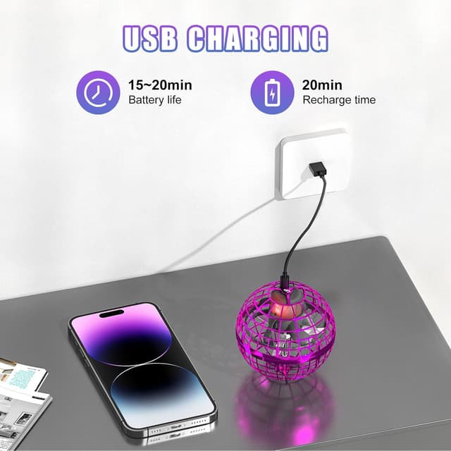 Thumbnail 6 de XINHOME Flying Ball 2025 Drohne für Kinder