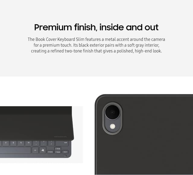 Thumbnail 4 de Samsung Galaxy Tab S11 Book Cover Keyboard Slim (AI Key Ready) — US Version, Black