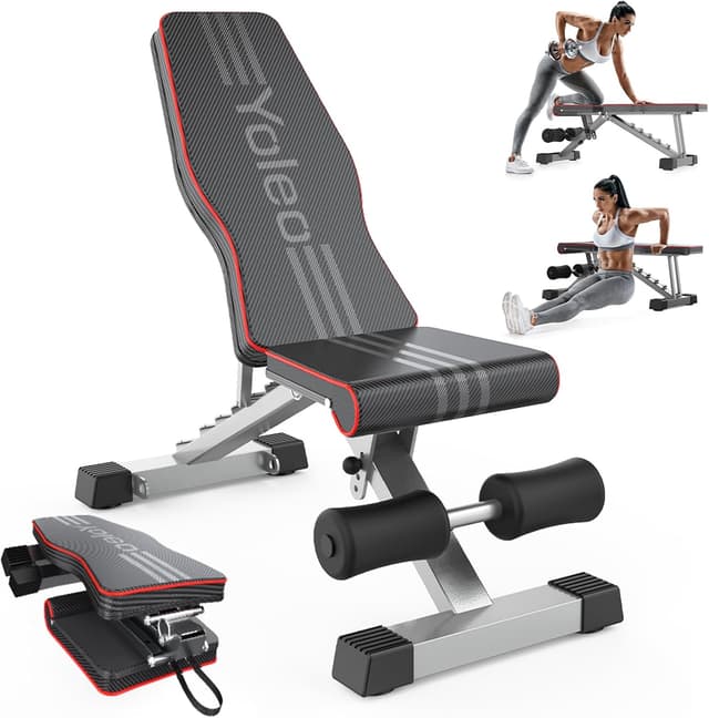 Imagen de Yoleo Adjustable Weight Bench 23.1 lb ๐๏ธโ en OfertitasTOP