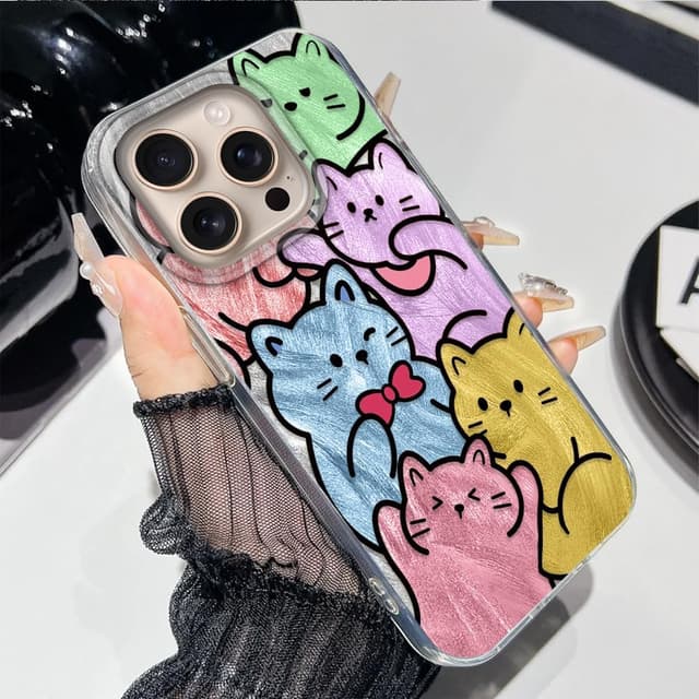 Detalle 1 de Tedyhulle iPhone 14 Pro Max Hülle mit Katze