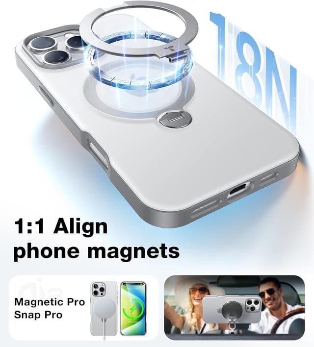 Detalle de TORRAS iPhone 16 Pro Max MagSafe stand 360°