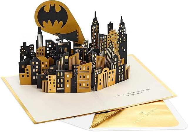 Imagen de Hallmark Signature Paper Wonder Batman 🦇 Tarjeta de cumpleaños emergente en OfertitasTOP