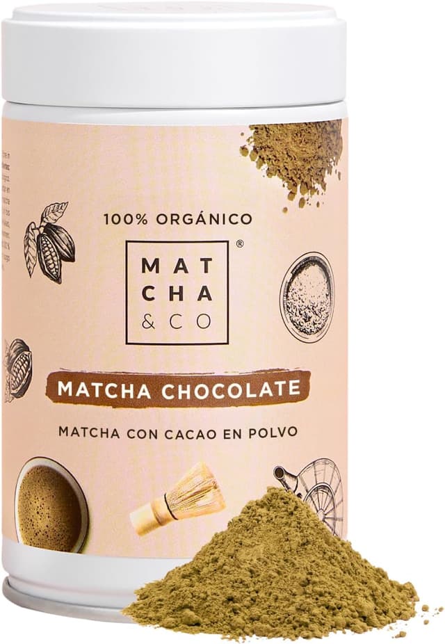 Detalle de Matcha & CO Té Matcha Chocolate 80 g