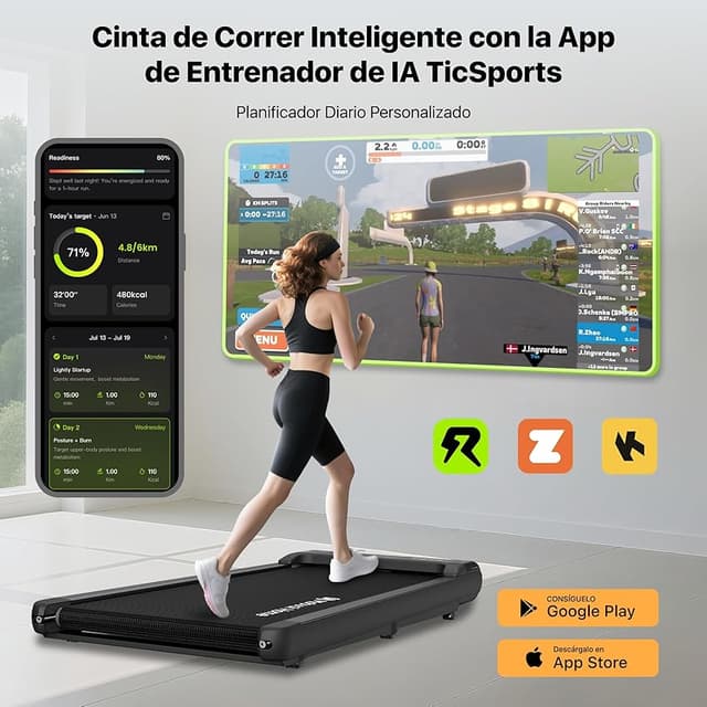 Thumbnail 4 de MOBVOI Fit-EU cinta de correr 1,65 HP