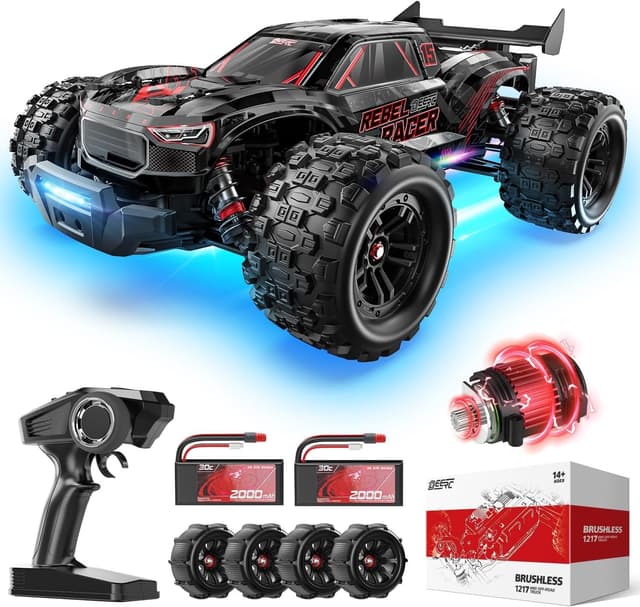 Imagen de DEERC 1:14 RC Auto, 46 mph, 4WD en OfertitasTOP