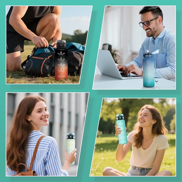 Thumbnail 6 de HoneyHolly Borraccia 1 Litro motivazionale