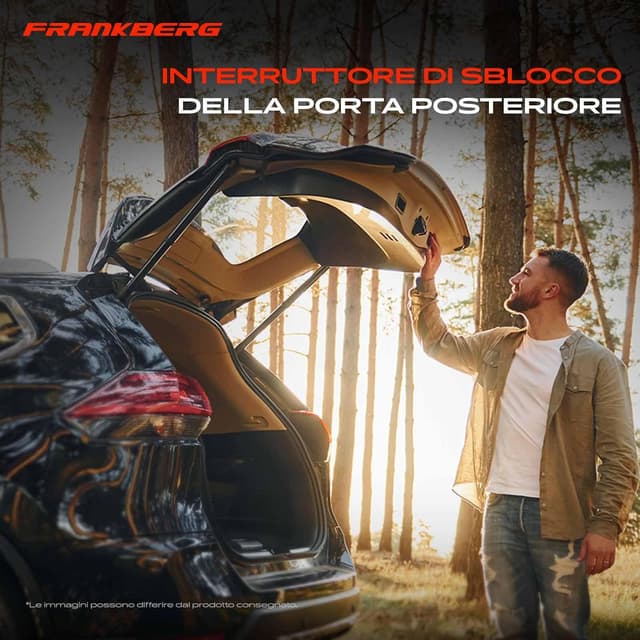 Detalle de Frankberg maniglia portellone posteriore 2 poli