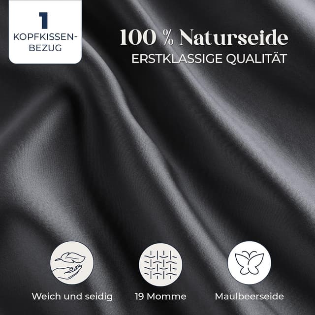 Thumbnail 1 de DREAMZIE Seidenkissenbezug 40x60 cm