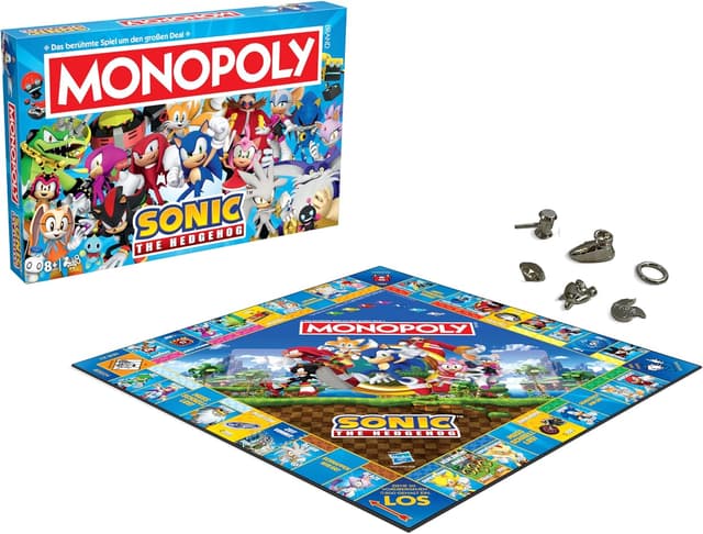 Detalle de Winning Moves Monopoly Sonic Edition