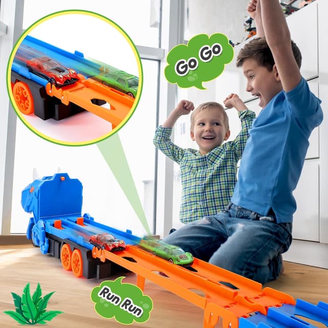 Thumbnail 5 de EUTOYZ Dinosaur Transport Truck 3-in-1