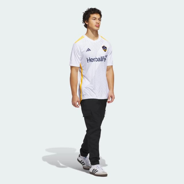 Detalle de LA Galaxy 24/25 camiseta primera equipación Blanco 24/25