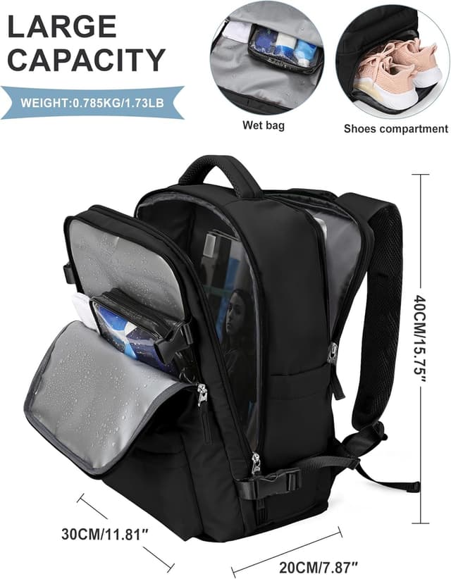 Thumbnail 4 de SZLX Vacuum Backpack 40x30x20 Travel Bag