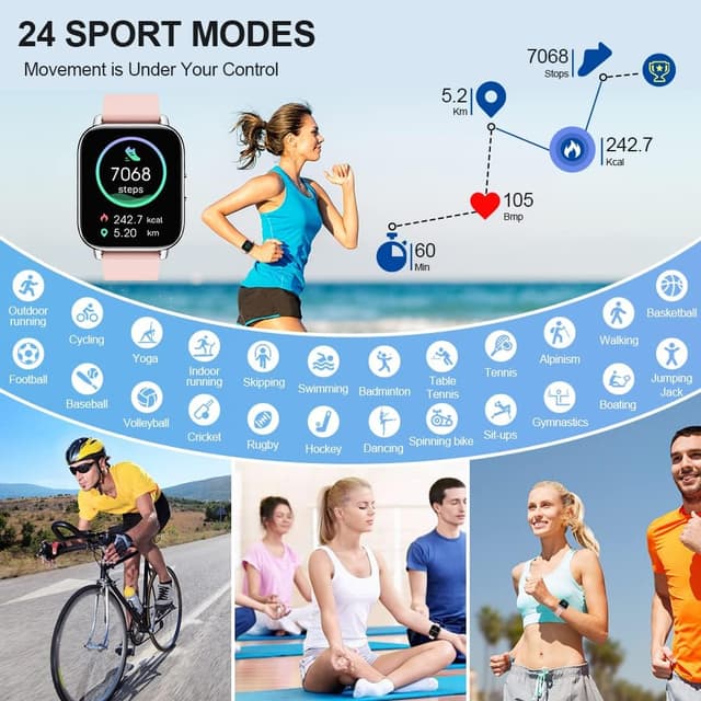 Thumbnail 4 de Motast Fitness Tracker Watch 1.69 inch