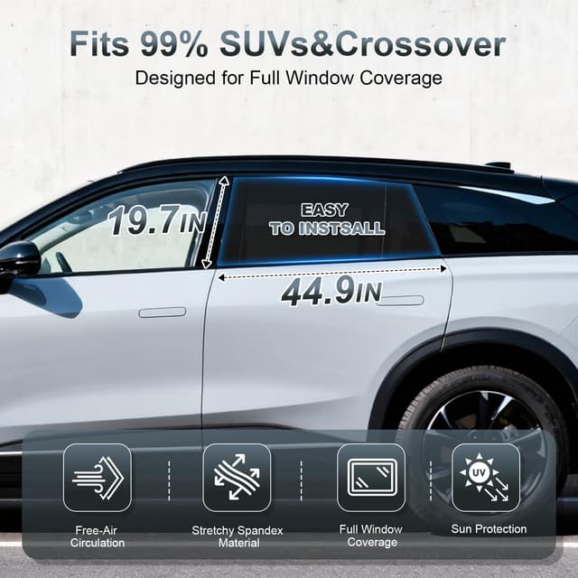 Thumbnail 2 de PEYOU Car Window Shades 2 Pack