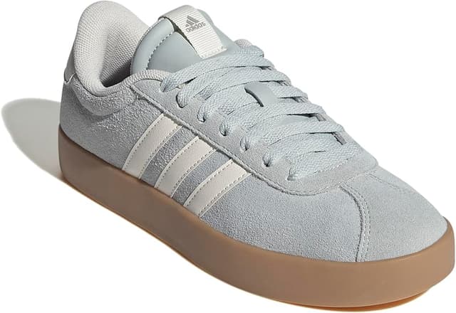Detalle de adidas VL Court 3.0 Mujer 40 EU, Wonder Silver/Off White/Gum