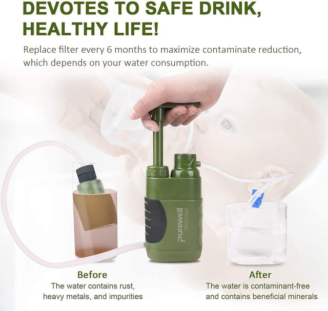Detalle 2 de Purewell Pompe filtrante 0,01 micron