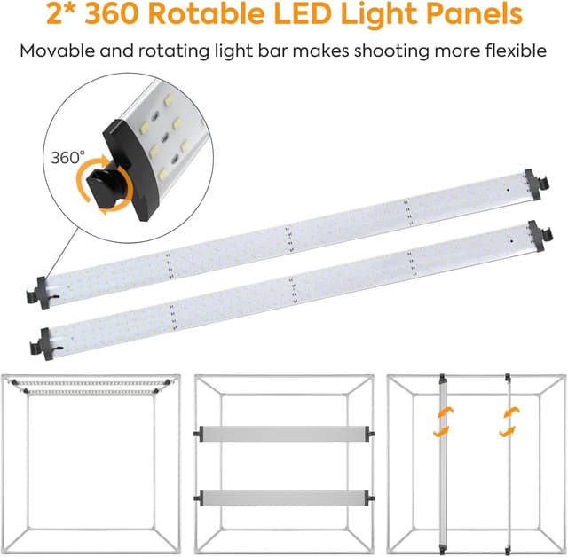 Thumbnail 5 de Huzofexo Professional Dimmable Light Box 40 cm