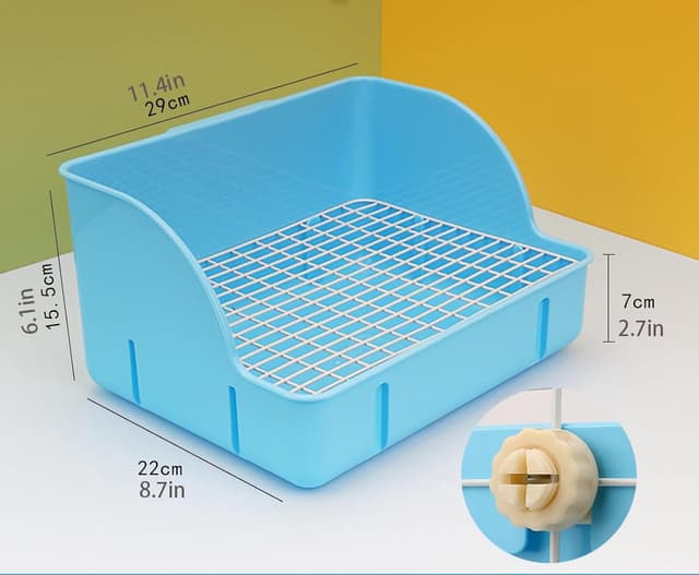 Thumbnail 4 de Rabbit Litter Box Premium Steel Mesh 1 Large 🐇