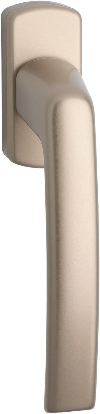 Detalle de Satin Poignée de fenêtre Harmony — fixation verteckt vissée, bronze anodisé (tige rectangulaire 7 mm)