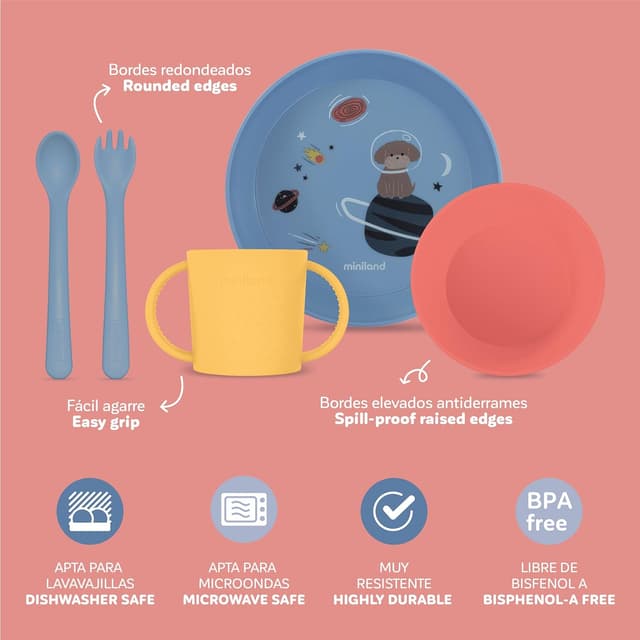 Thumbnail 4 de Miniland Kinder-Lerngeschirrset Explore