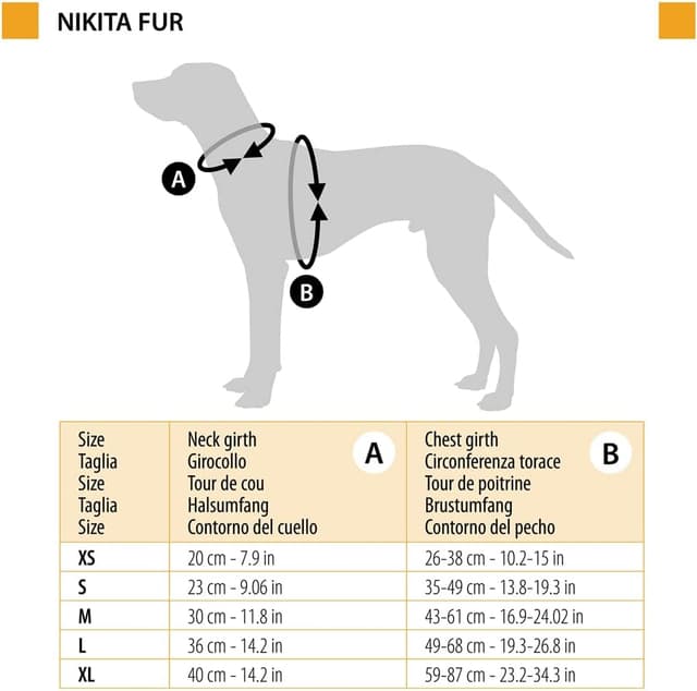 Detalle de Ferplast Nikita Fur XL harnais respirant pour chien (taupe) – sangle réglable et bord rembourré