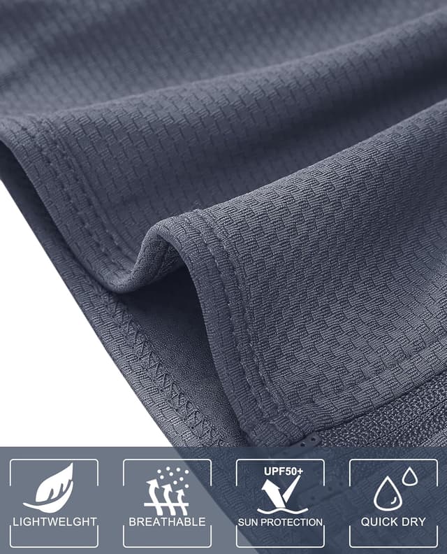 Detalle de MAGCOMSEN Women’s UPF 50+ Lightweight Athletic Jacket Sun Protection (Full Zip Long Sleeve)