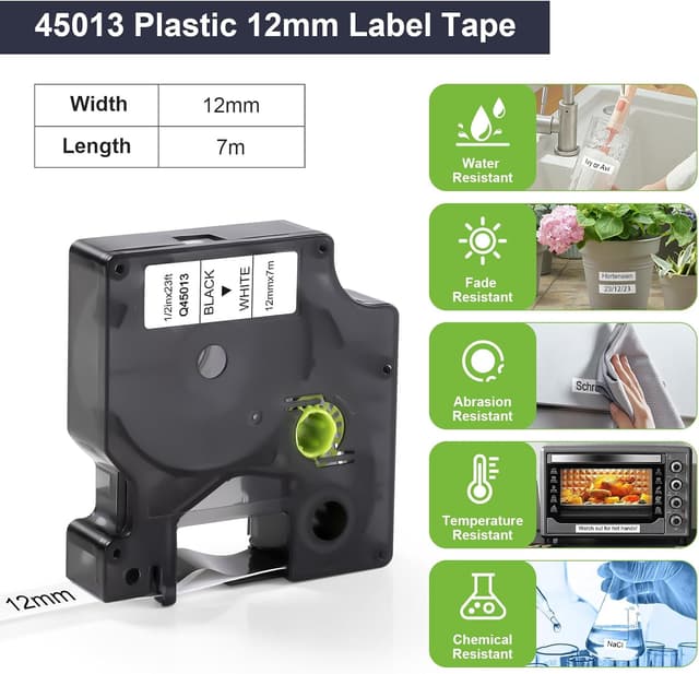 Thumbnail 2 de Dymo 45013 etichette compatibili 12 mm