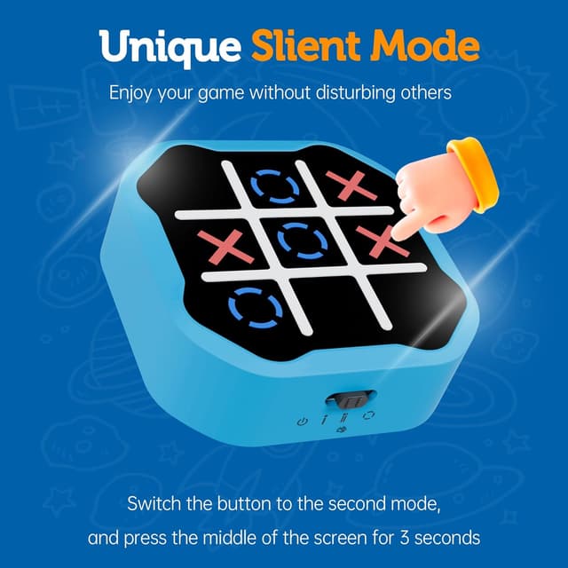 Detalle de 3-in-1 Electronic Tic Tac Toe Game