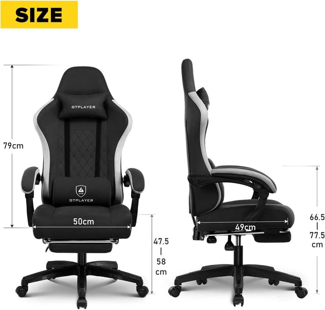 Detalle de GTPLAYER Sedia da gaming 150 kg