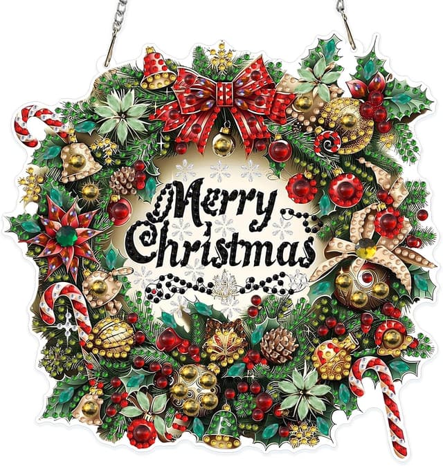 Thumbnail 5 de MOGTAA Christmas Snowman diamond art kit